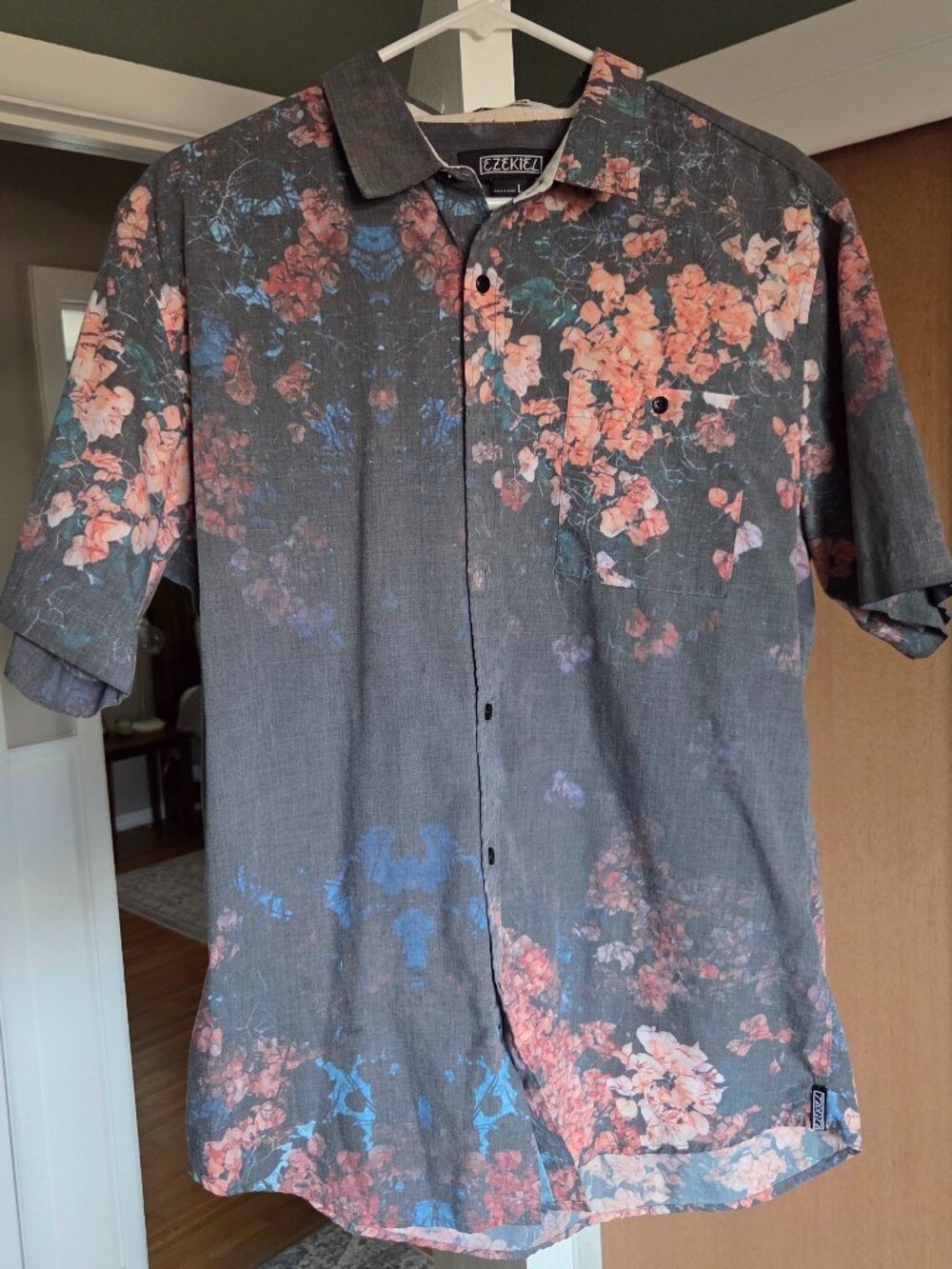 Ezekiel Floral Tropical Shirt - LARGE